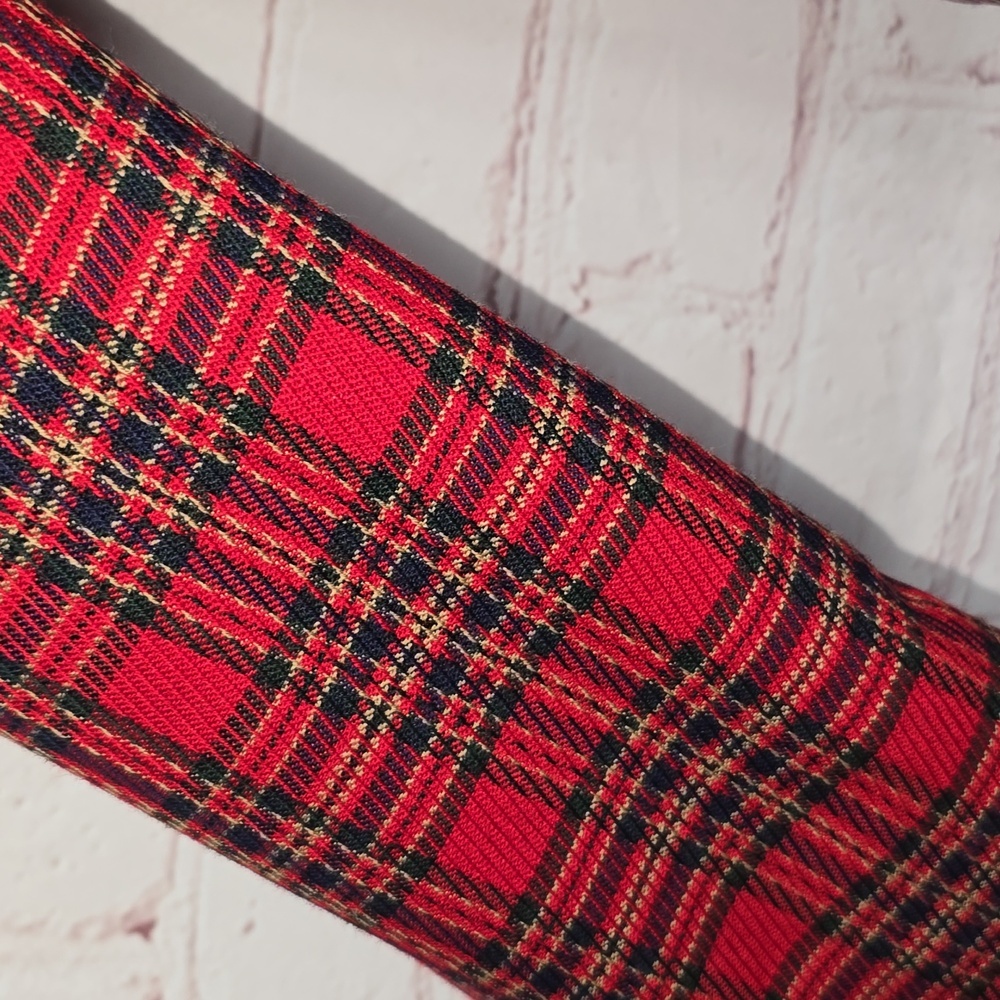Pendleton 80's Red 100% Wool Tartan Suit Blazer & Pleated Skirt Womens Size 10P - Picture 4 of 15